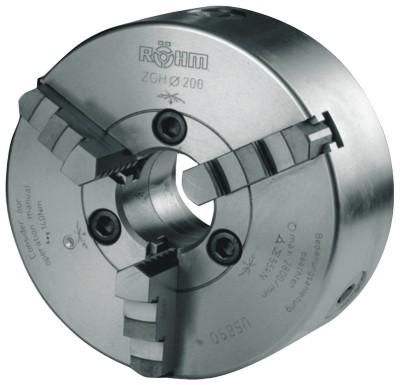 Трехкулачковый токарный патрон RÖHM Ø 200 mm Camlock D 1-4